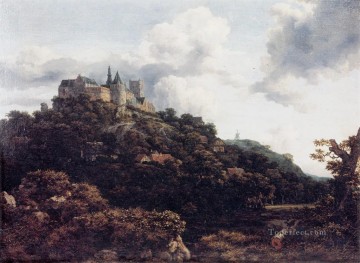  Isaakszoon Oil Painting - Castle Jacob Isaakszoon van Ruisdael